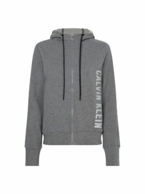 Women's Sports Jacket Calvin Klein Full Zip Dark grey