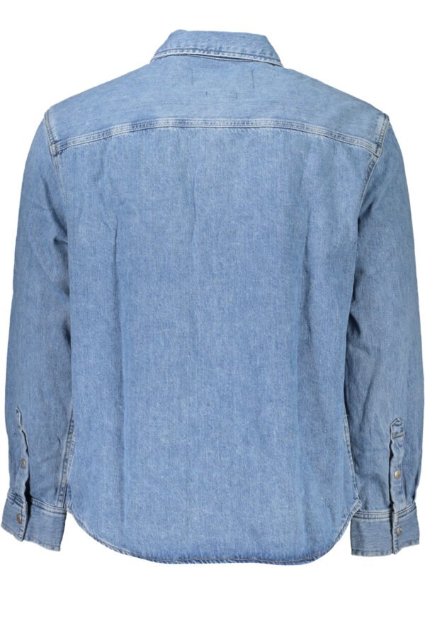 CALVIN KLEIN MEN'S BLUE LONG SLEEVE SHIRT