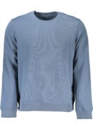 CALVIN KLEIN MEN'S BLUE ZIPLESS SWEATSHIRT