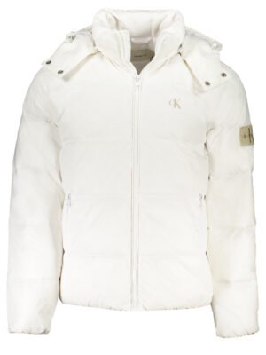 CALVIN KLEIN MEN'S WHITE JACKET