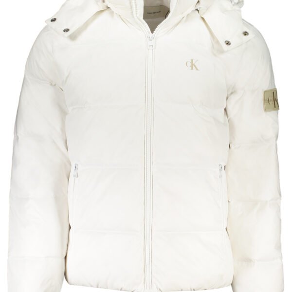 CALVIN KLEIN MEN'S WHITE JACKET