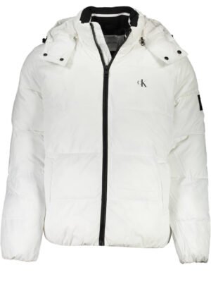 CALVIN KLEIN WHITE MEN'S JACKET