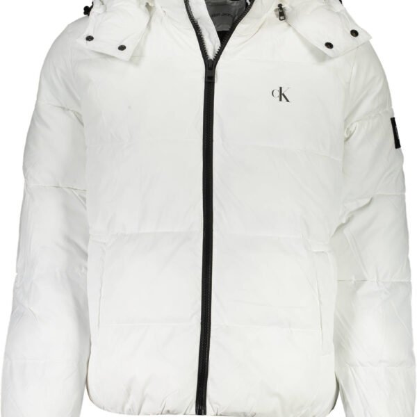 CALVIN KLEIN WHITE MEN'S JACKET
