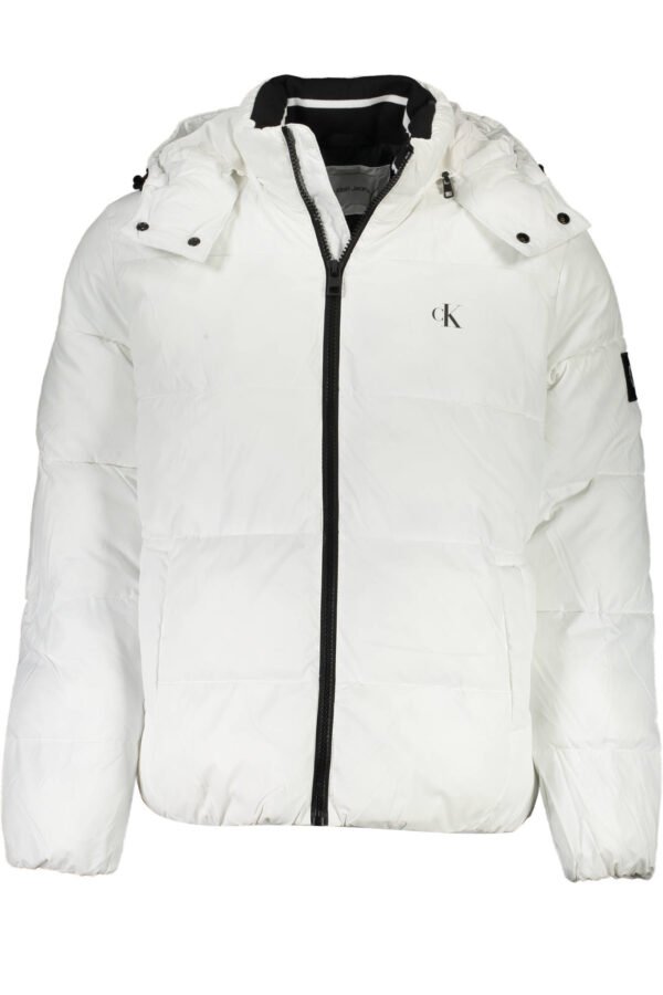 CALVIN KLEIN WHITE MEN'S JACKET