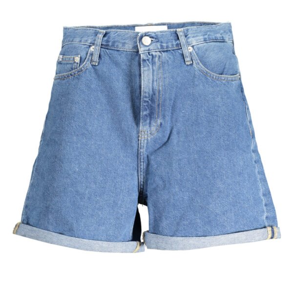 CALVIN KLEIN JEANS SHORT WOMEN BLUE