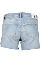 CALVIN KLEIN JEANS SHORT WOMAN LIGHT BLUE