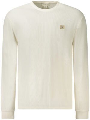 CALVIN KLEIN MEN'S WHITE SWEATER