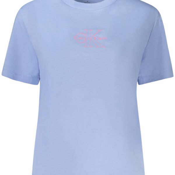 CALVIN KLEIN WOMEN'S SHORT SLEEVE T-SHIRT BLUE