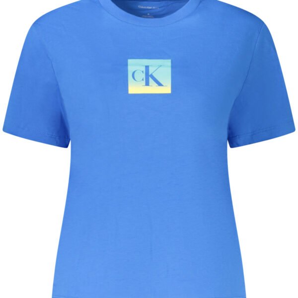 CALVIN KLEIN WOMEN'S SHORT SLEEVE T-SHIRT BLUE