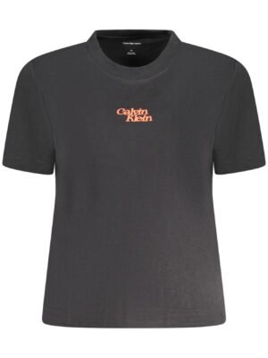 CALVIN KLEIN SHORT SLEEVE T-SHIRT WOMEN BLACK