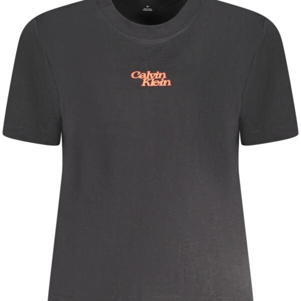 CALVIN KLEIN SHORT SLEEVE T-SHIRT WOMEN BLACK
