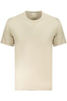 CALVIN KLEIN SHORT SLEEVE T-SHIRT MEN BEIGE